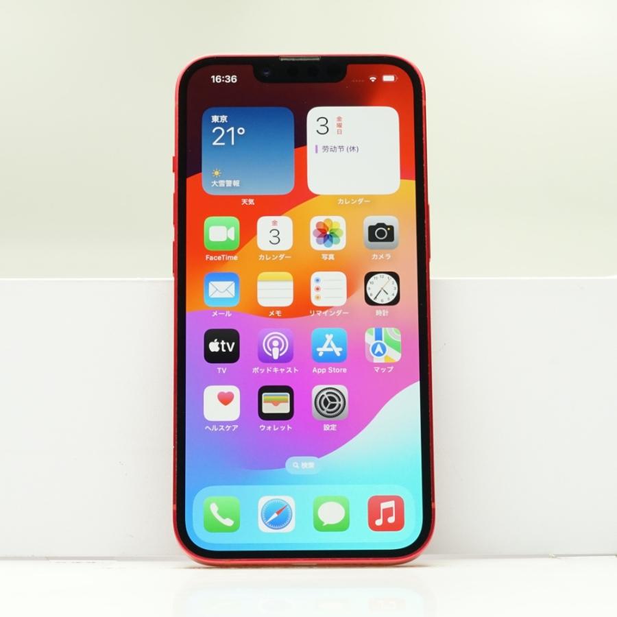 iPhone 14 128GB (PRODUCT)RED SIMフリー ランクB 7日間返品OK 中古本体 MPV93J/A 白ロム｜phonsul-com｜02