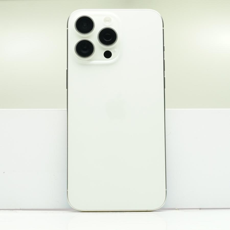 iPhone 15 Pro Max 256GB ホワイトチタニウム SIMフリー Aランク 7日間 