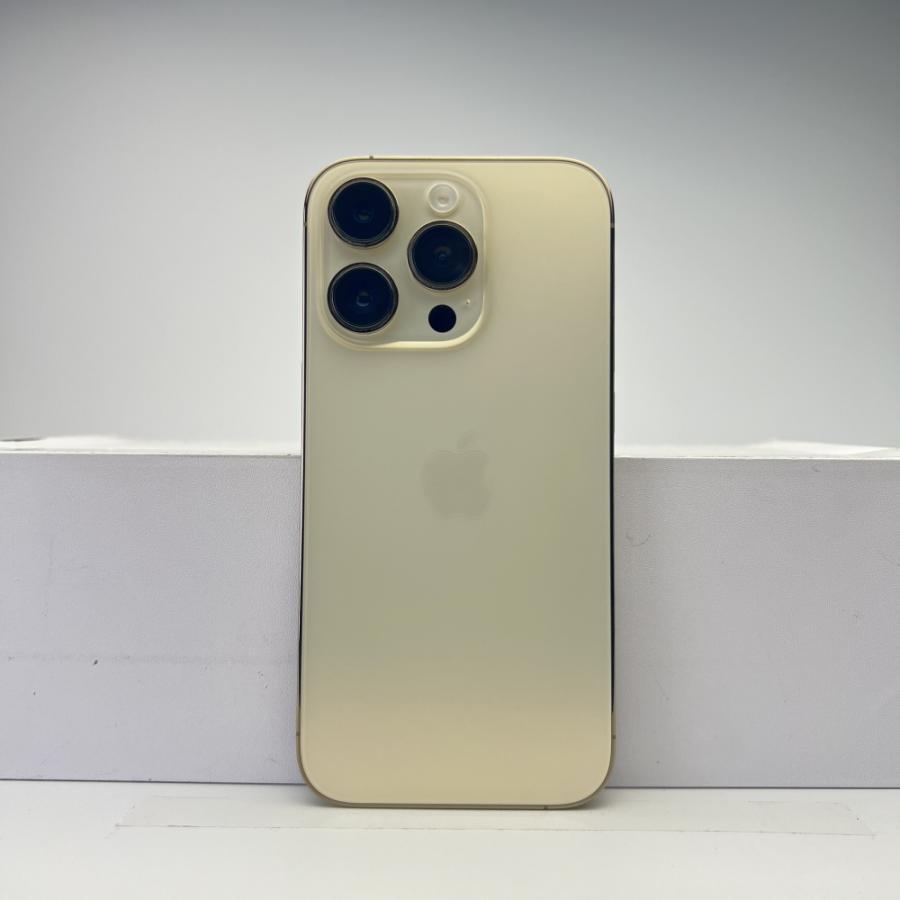 iPhone 14 Pro 256GB ゴールド SIMフリー Cランク 7日間返品OK 中古 