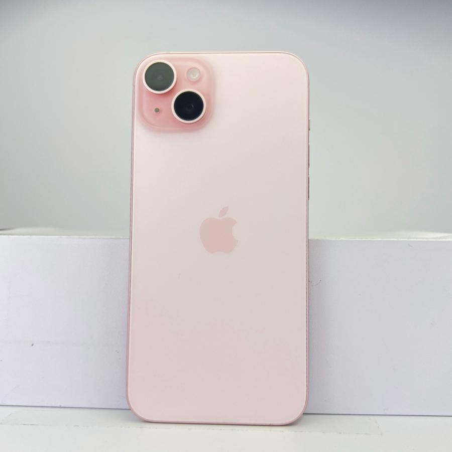 iPhone 15 256GB SIMフリー Cランク 中古 本体 スマホ スマートフォン ブラック ブルー グリーン イエロー ピンクの画像