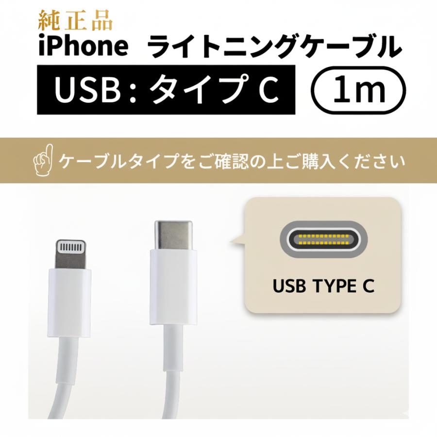 Apple 純正 ライトニングケーブル 1m アップル タイプC Lightning Type