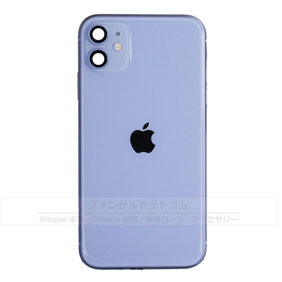 iPhone 11 純正 バックパネル Aランク 修理 部品 パーツ 背面パネル ブラック ホワイト レッド イエロー パープル グリーン｜phonsul-com｜07