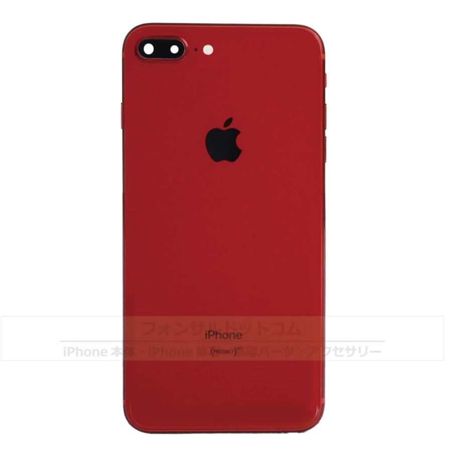 iPhone 8 Plus (赤) 背面ひびあり６４GB iPhone 8 Plus 純正 バックパネル Cランク 修理 部品 パーツ 背面