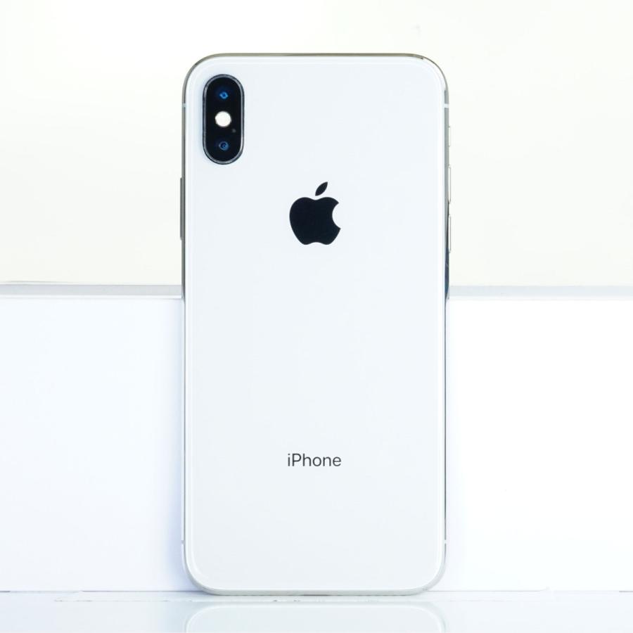 iPhone X 64GB SIMフリ―シルバー 中古本体 MQAY2J/A 白ロム｜phonsul-com｜02