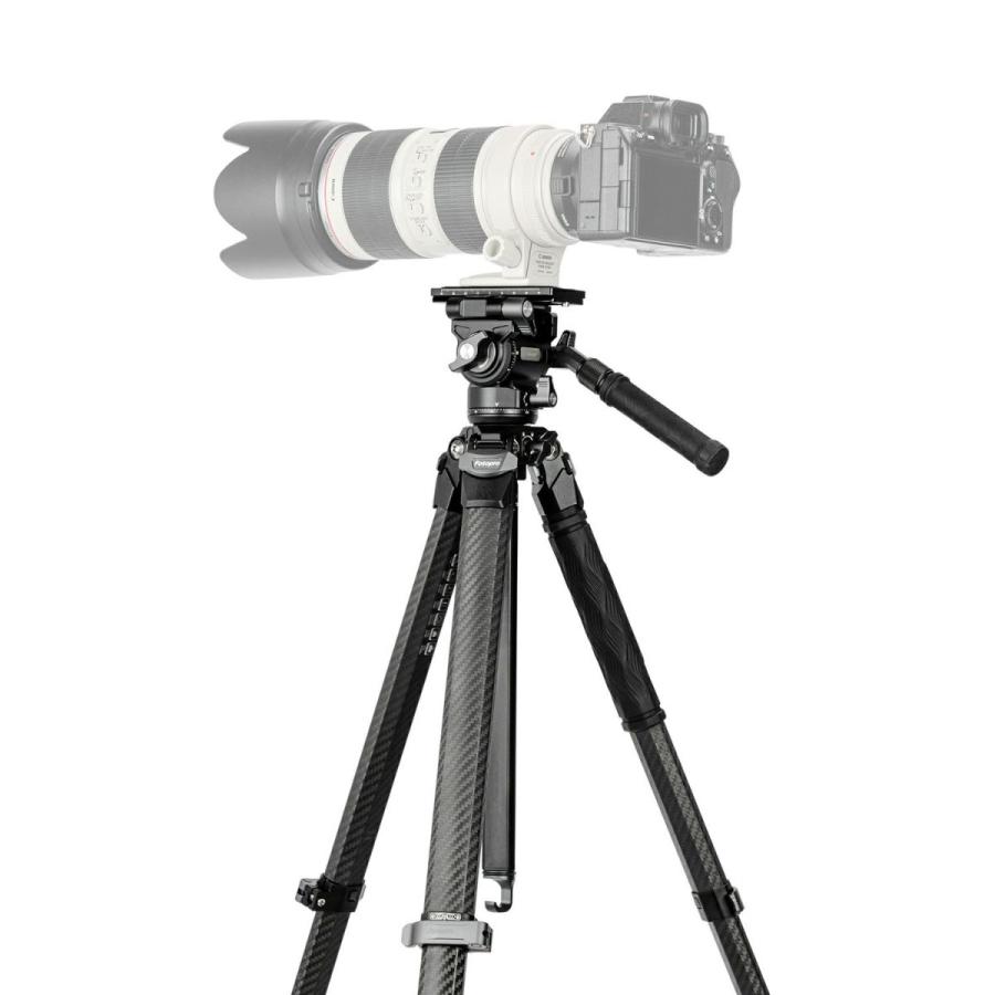 送料無料 Fotopro フォトプロ カーボン三脚 Origin Plus Video★メーカー倉庫より商品手配 フレッシュな状態 品質管理万全★の画像