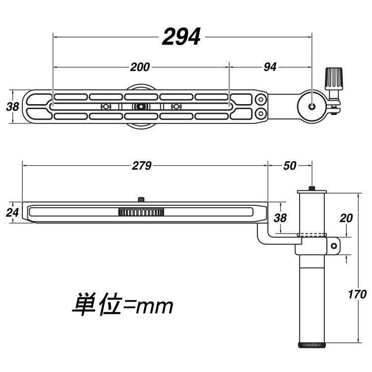 ★送料無料★ Velbon ベルボン SPT-2（望遠レンズサポーター）の画像