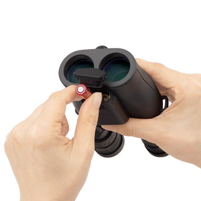 海外品 防振双眼鏡 手ブレ補正 12倍 全国送料無料 1年間保証 Vixen ビクセン ATERA II アテラII H12×30 チャコール ミニトートケース・ネックストラップ付 【9642024275】(34672円)