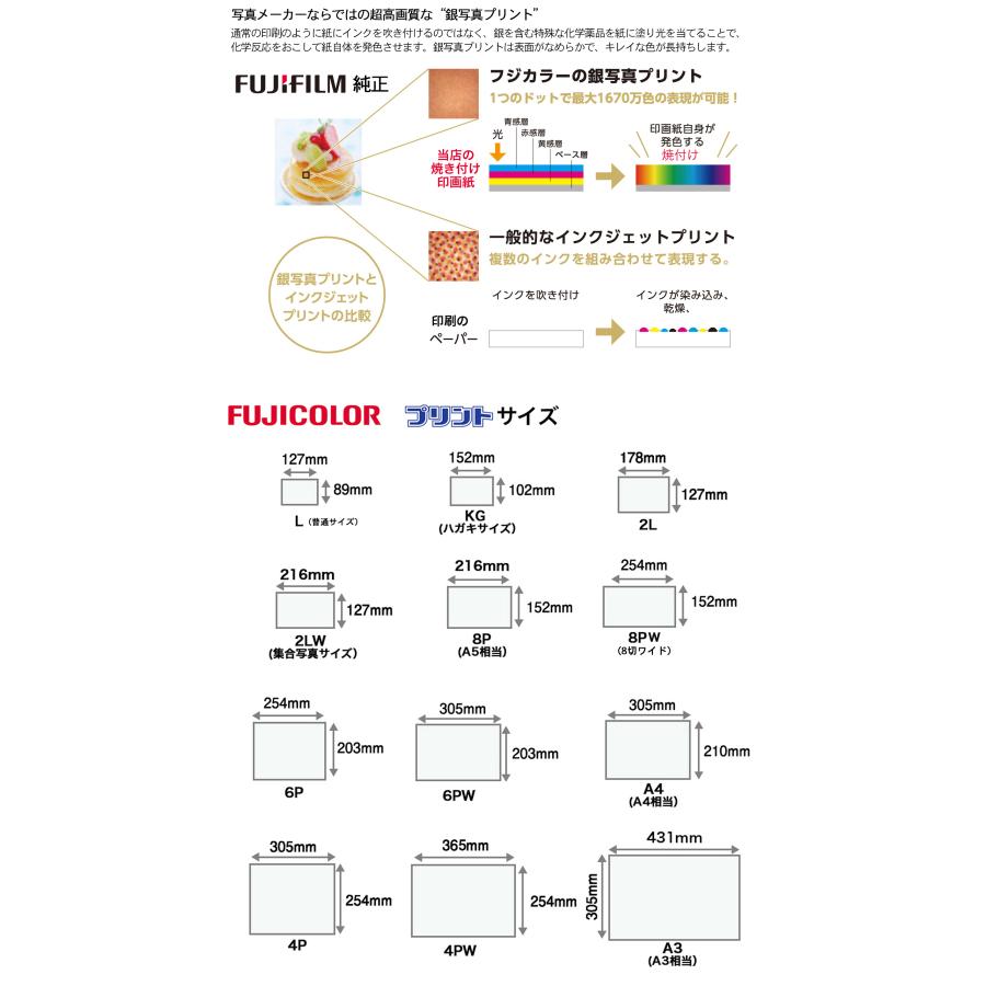 フジカラープリント 2Lサイズ 印刷物 1000円以上送料無料】2LWサイズ フジカラープリント スマホ デジカメ