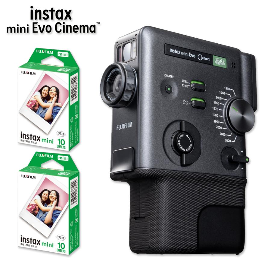 チェキ 【フィルム20枚付き】チェキ” INSTAX mini Evo CINEMA シネマ