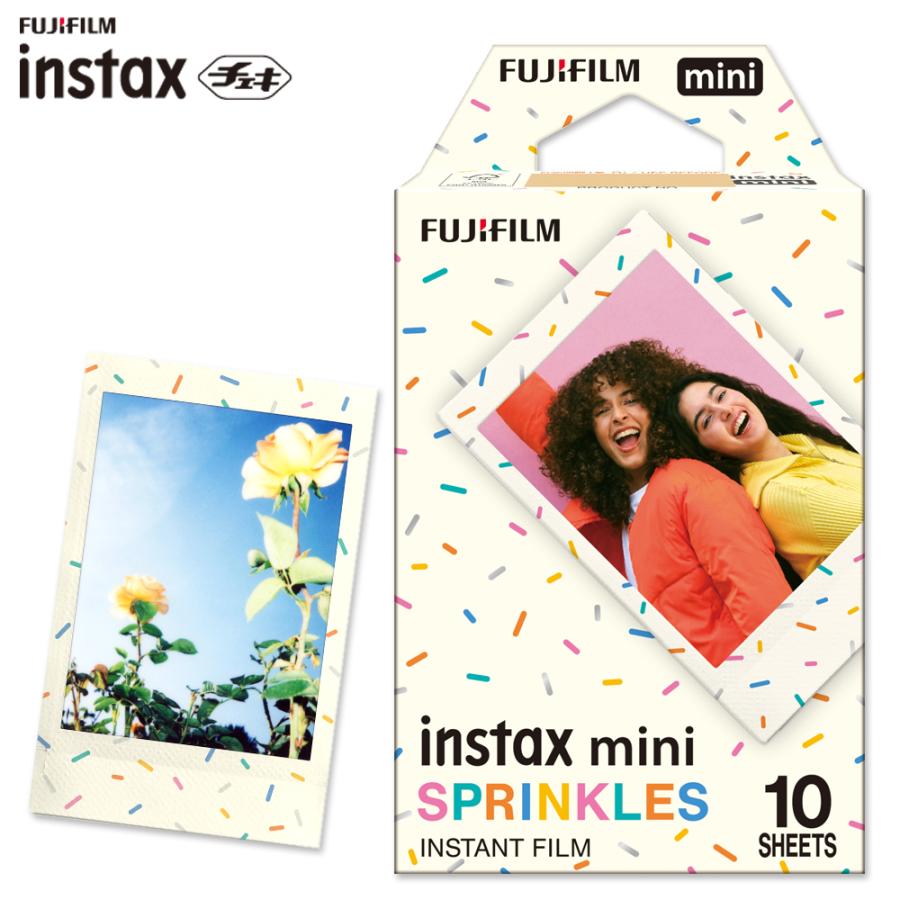 instax mini チェキ用フィルム スプリンクルズ 絵柄入り SPRINKLES 10