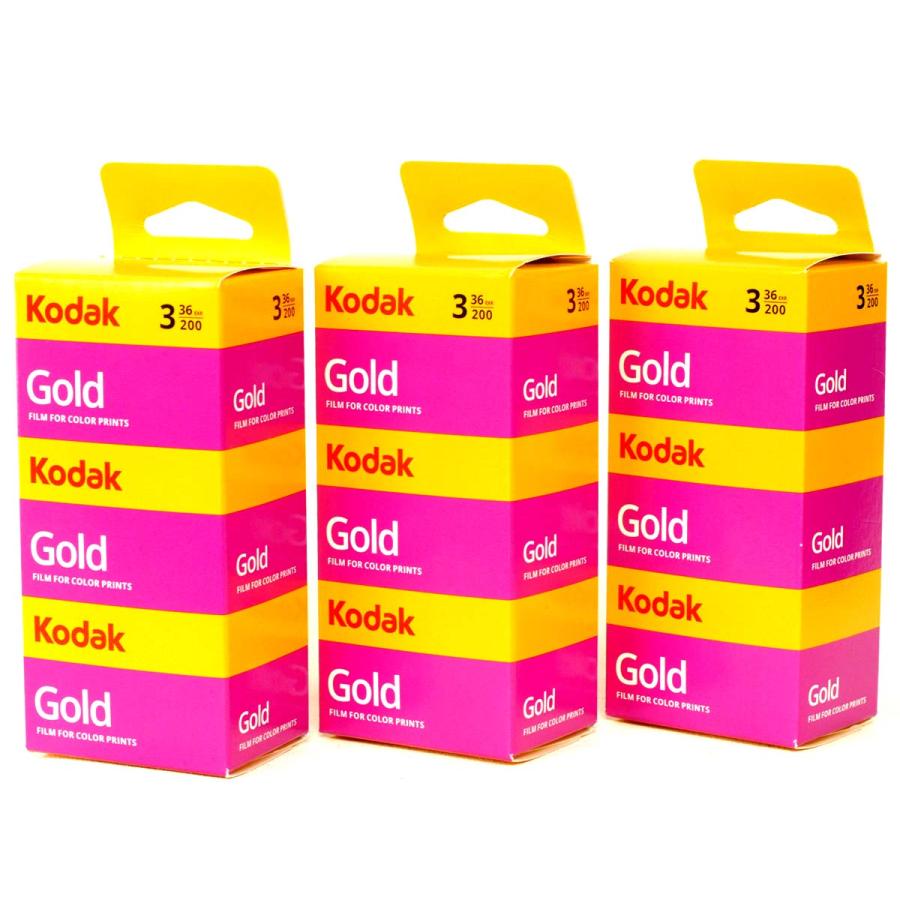 9本セット】コダック GOLD 200-36枚撮 ＜135/35mmネガカラーフィルム 