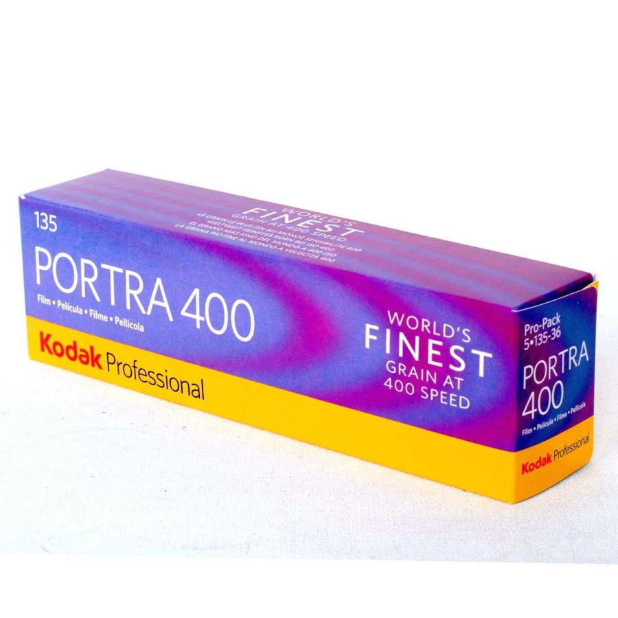 【5本入】PORTRA ポートラ 400-36枚撮★ISO感度400 ネガカラーフィルム 135/35mm★コダック Kodak (CAT 603-1678) 008680603167｜photoland