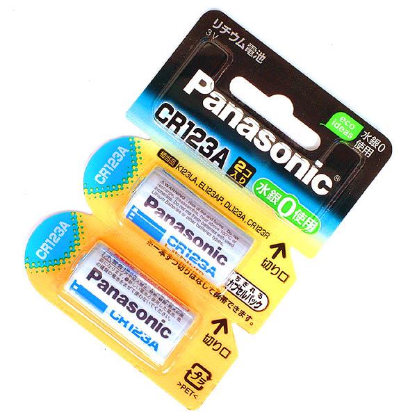 Panasonic 【2個入】CR123A リチウム電池 3V パナソニック CR Panasonic 【2個入】CR123A リチウム電池 3V パナソニック CR