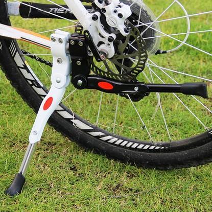 B032 自転車用 軽量 サイドスタンド キックスタンド 長さ調節可能 全2