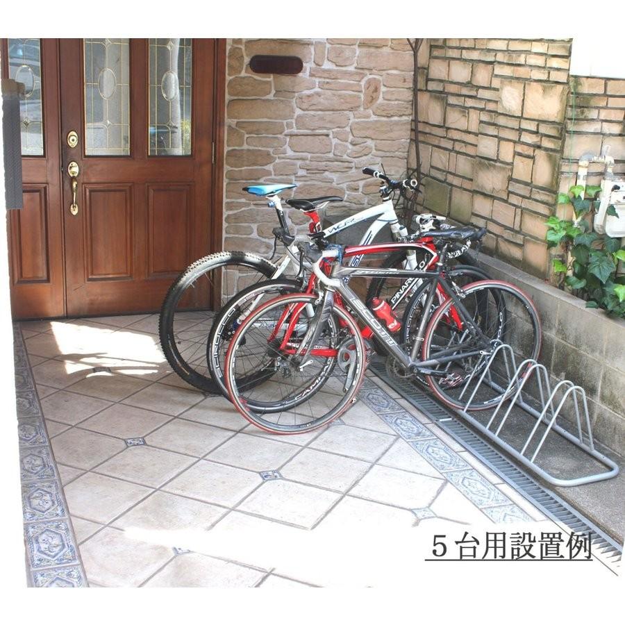 家庭用自転車スタンド 4台用