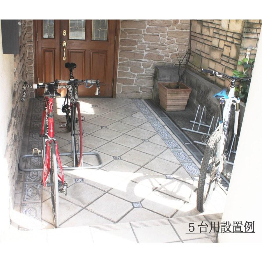 家庭用自転車スタンド 4台用