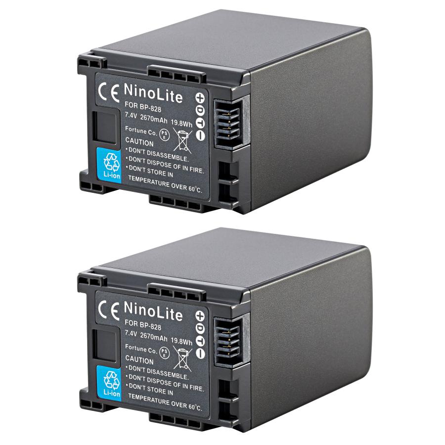 キャノン Canon BP-828 BP-828D 互換バッテリー 2個セット : PHOTOLIFE