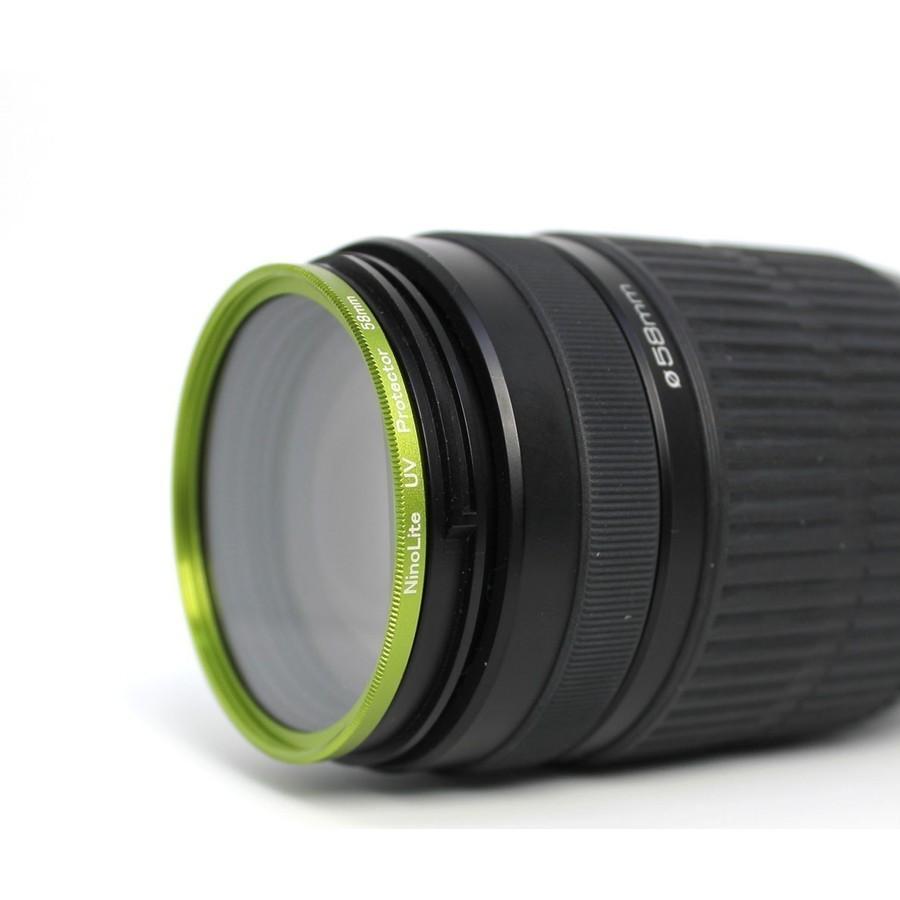 UVフィルター 62mm 5色選択 カメラ レンズ プロテクター 保護 フィルターの上からレンズキャップが取り付け可能な構造 カラーフィルター 径62ミリ｜photolife｜10