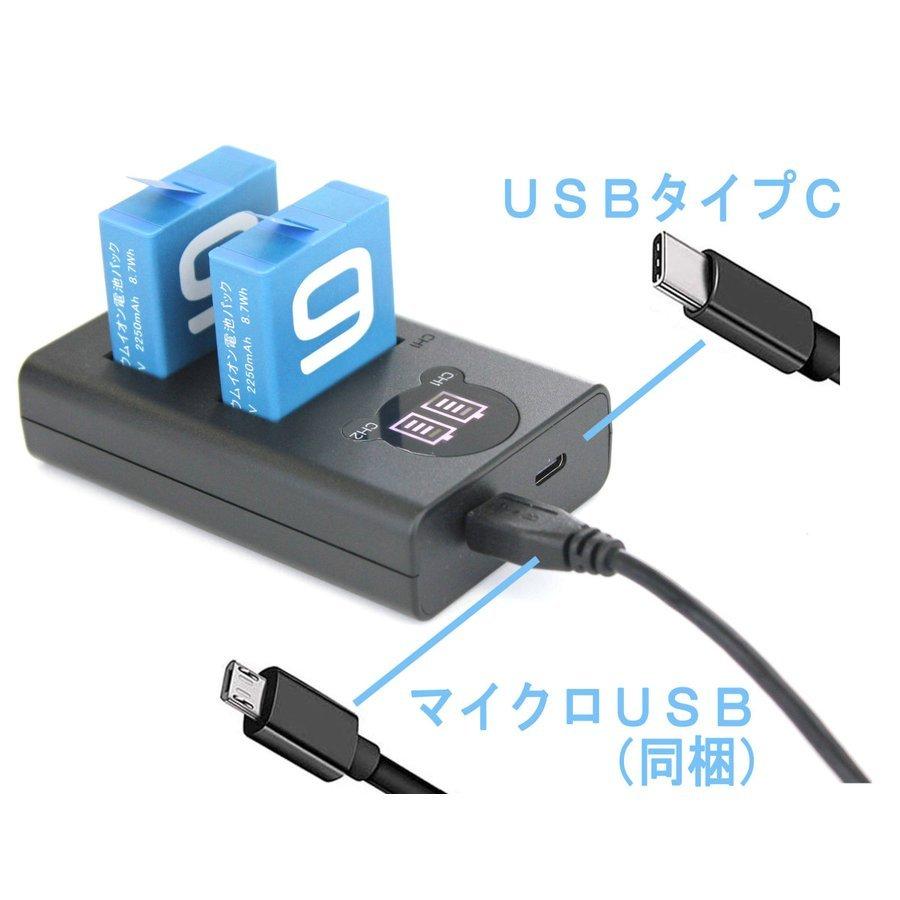 DC202 USB型バッテリー充電器 GoPro ADDBD-001 ADDBD-001-AS 互換