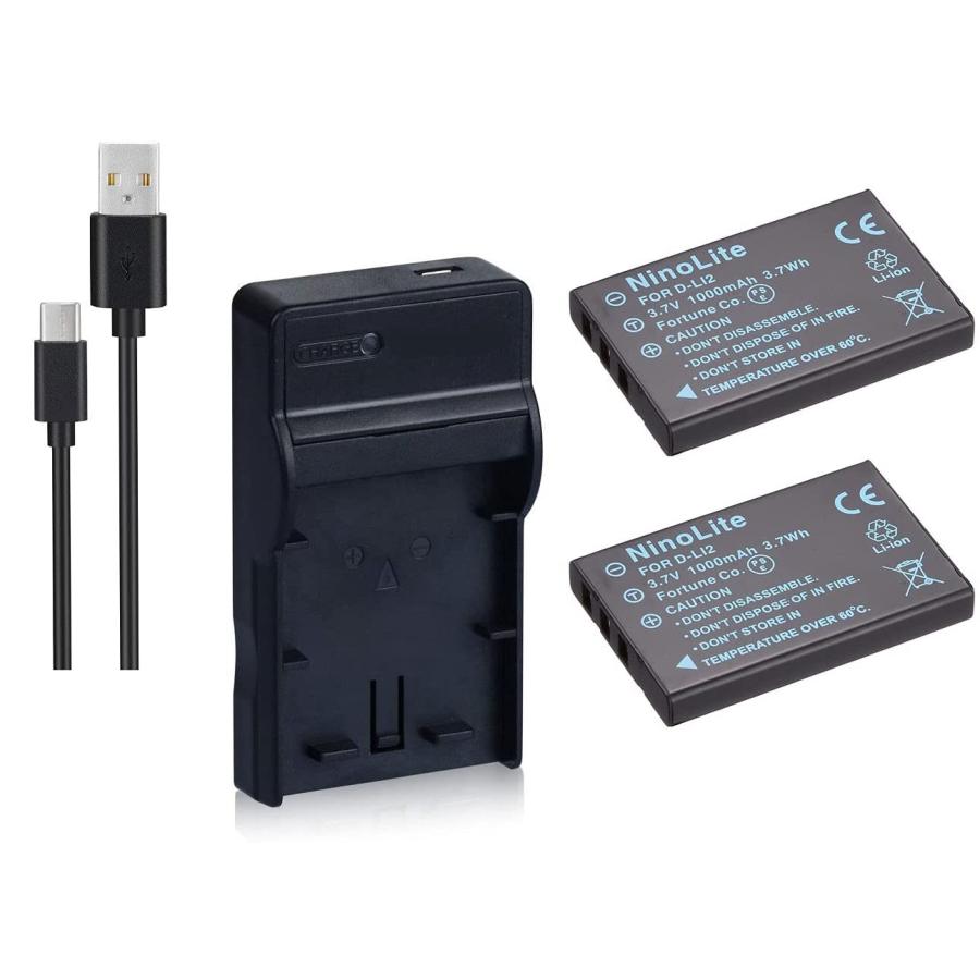 RICOH G800 コンパクトデジタルカメラ　バッテリー×2 充電器×1 DC29 USB型充電器 BJ-2 と リコー Ricoh DB-40 互換バッテリー2個の3点