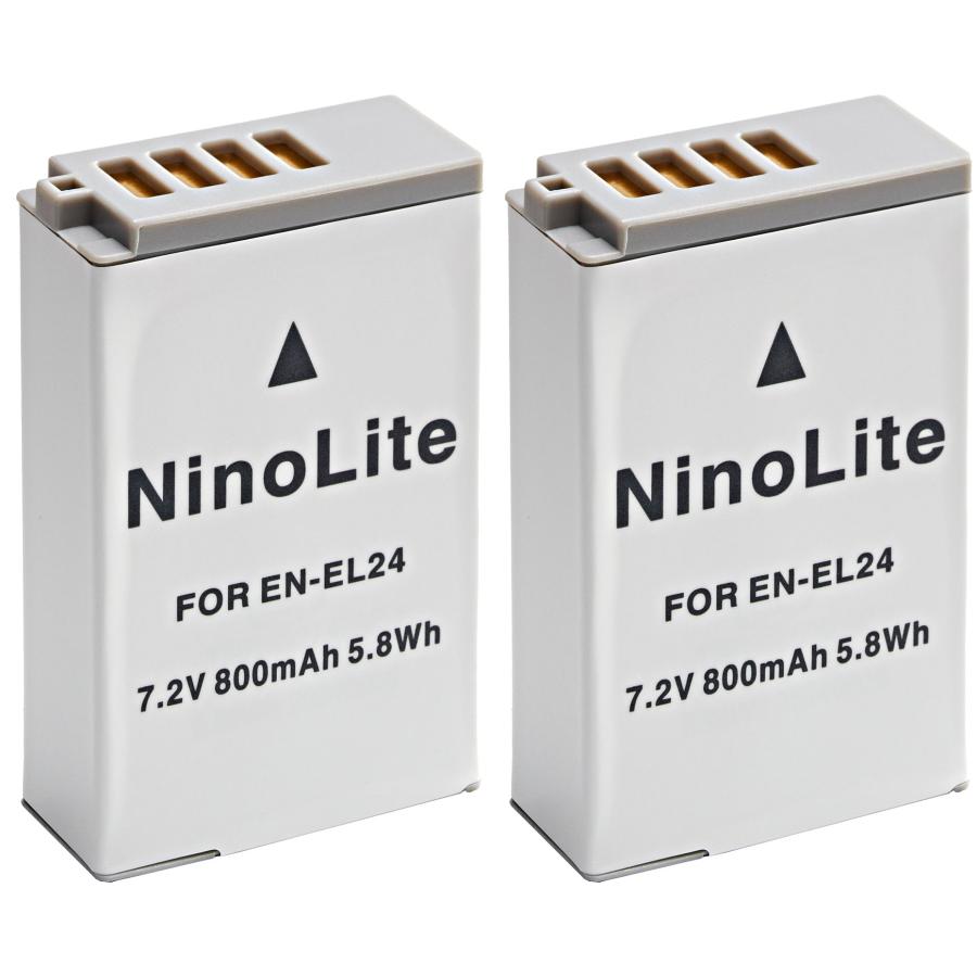 ニコン Nikon EN-EL24 互換 バッテリー 2個セット NIKON 1 J5 対応