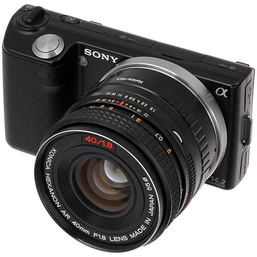 Konica-NEX レンズアダプター Konica AR マウントレンズ を ソニーNEX に装着するためのアダプター｜photolife｜05