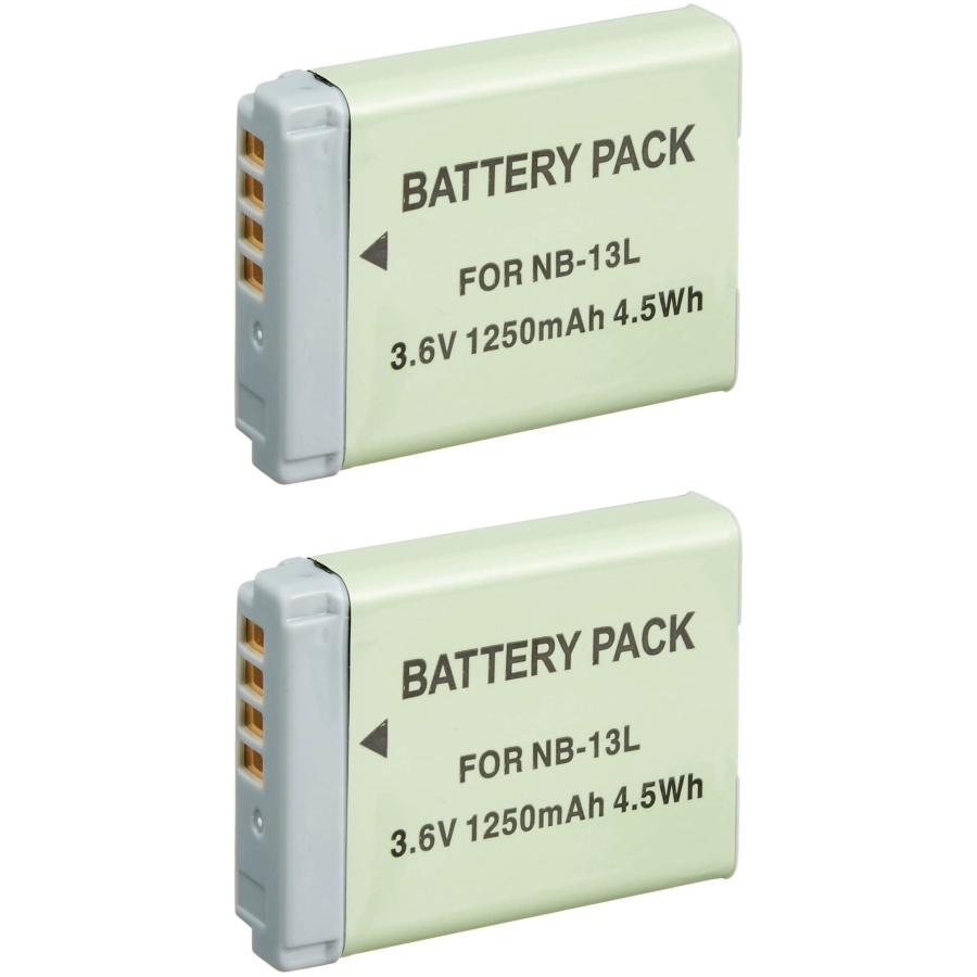 キャノン Canon NB-13L 互換バッテリー 2個セット Power Shot G7 X 対応 :yg-nb-13l-dbl ...