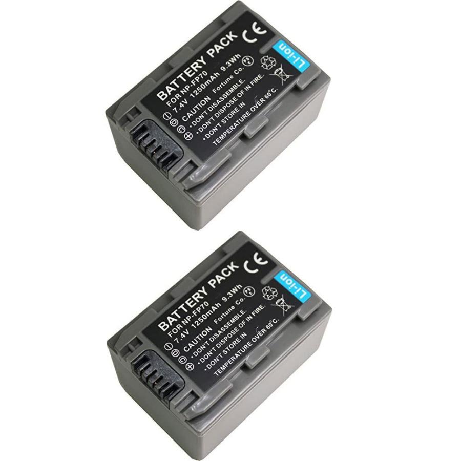 ソニー Sony NP-FP70 NP-FP71 互換バッテリー 2個セット ソニー Sony NP-FP70 NP-FP71 互換バッテリー 2個セット