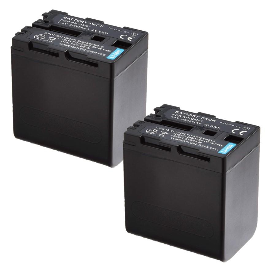 SONY ソニー　NP-QM91 ソニー Sony NP-QM91 NP-QM91D NP-QM90 NP-FM90 互換バッテリー 2個