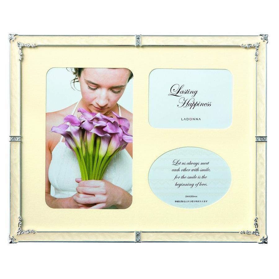 フォトフレーム 六つ切り （ ハガキサイズ 1枚 L判 2枚 ） MJ62