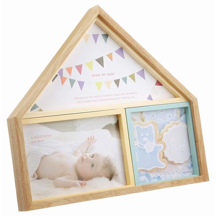 LADONNA フォトフレーム （ L判 1枚 ミニサイズ ） CW34-30 ハウス型