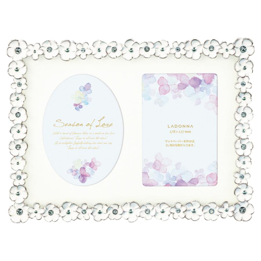 フォトフレーム 2l L判 2枚も可 Bj13 2l Wh ラドンナ 花 パステル かわいい 女の子 ベビー 誕生日 ブライダル プレゼント 結婚祝い 成人式 母の日 大人 女性 Photoplus フォトプラス 通販 Yahoo ショッピング
