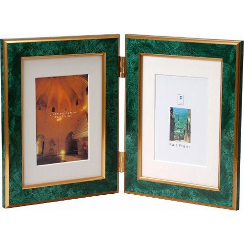 万丈（VANJOH） 縦型 ペア フォトフレーム 2L 2枚 （L判も可） タテ 2