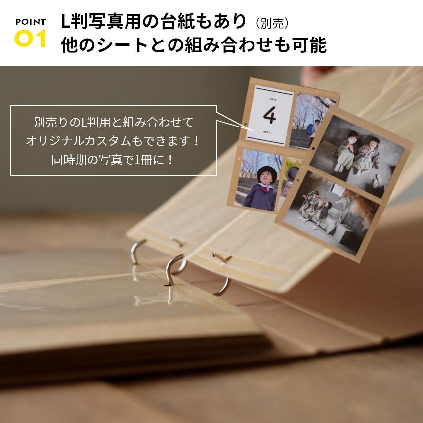 Pigeon（ピジョン） フォトアルバム 大容量 大量整理アルバム 2L判収納