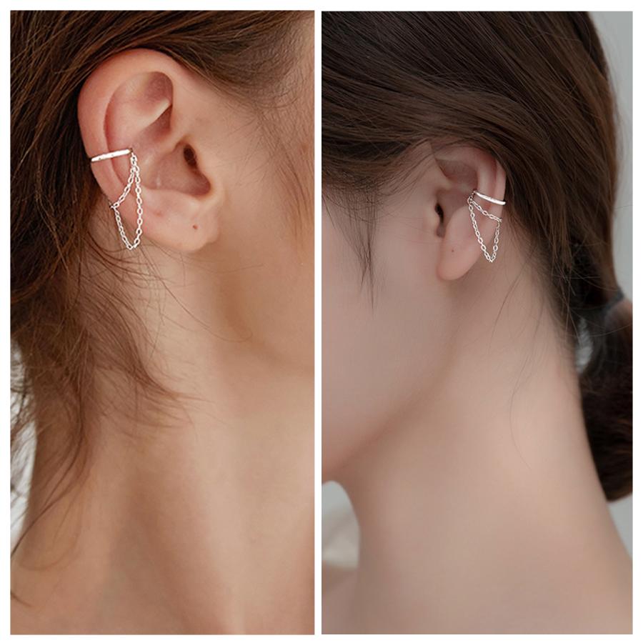 Risa（リサ） イヤーカフ フェイクピアス 金属アレルギー 対応 片耳用