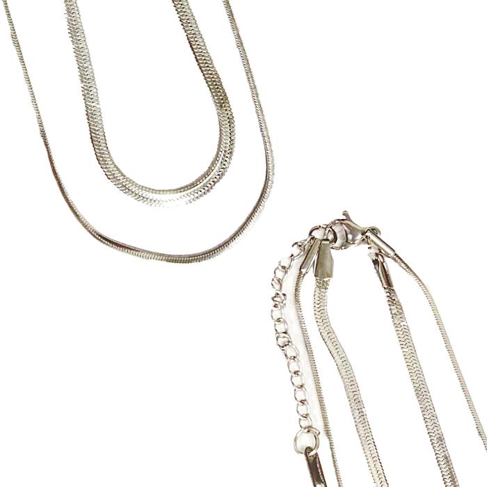 Risa ネックレス ベネチアンチェーン スネークチェーン チェーン