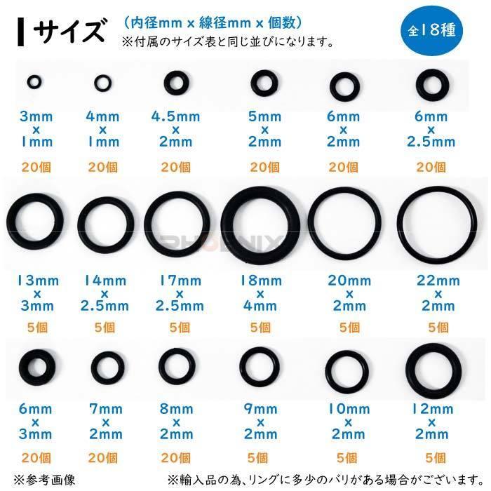 Oリング オーリング 18種類 セット 耐油性 ニトリルゴム 耐熱 防水 225個 パッキン ワッシャー ガスケット ラバー :z07756:PHXバイクパーツ2号店 - 通販 - Yahoo!ショッピング Oリング オーリング 18種類 セット 耐油性 ニトリルゴム 耐熱 防水 225個 パッキン ワッシャー ガスケット ラバー :z07756:PHXバイクパーツ2号店 - 通販 - Yahoo!ショッピング