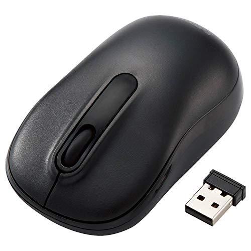 エレコム(ELECOM) ワイヤレスマウス M-DY11DRSKBK 静音 抗菌 3ボタン Mサイズ ブラック（Yahoo!・ホタルブクロphysalis）