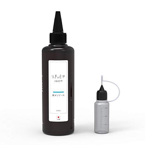 日本生産 りきっどや 超メンソール 240ml 持ち運び・調合に便利なニードルボトル 15ml付き（Yahoo!・ホタルブクロphysalis）