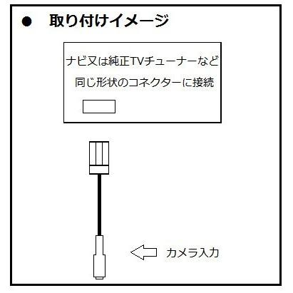 （NCI-02-4P）ニッサン純正ナビ バックカメラ接続ケーブル 適合機種 MJ119D-A MJ119D-W MM319D-L MM319D-W MM519D-L｜pi-car｜04