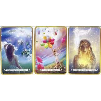 天使の占いトリオ:エンジェルリーディングカード、エンジェルウィスパーズ、エンジェルウィッシュデビー・マローンによる3デッキコレクションセット。 Angel 天使の占いトリオ エンジェルリーディングカード エンジェルウィスパーズ エンジェルウィッシュデビー マローンによる3デッキコレクションセット
