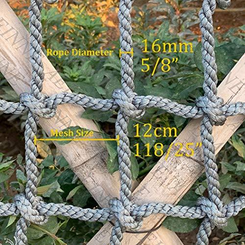 【２点セット】 クライミングネット、カーゴクライミングネット屋外安全クライミングネット子供用ロープ大人用ロープ遊び場ヘビーデューティハンモックスウィングプレイセッ 【AAA2625296988】(94406円)