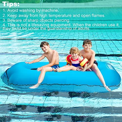 インフレータブルプールフロート多目的インフレータブルプールラウンジVENNERLIポータブルプールいかだ大浮力プールフローティングハンモックソフトプールチ 