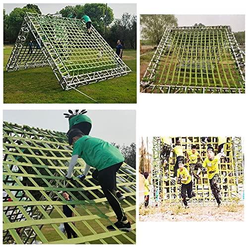 【２点セット】 DREAMOSAカーゴネット、クライミングカーゴネット、ジャングルジムはしごスイングセット屋外ツリーハウス忍者ライン障害物コース安全網ネット、スラックライ 【FK1170310486】(42086円)