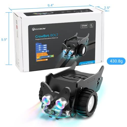 【〜6/6まで出品】 CrowBot Bolt with Joystickプログラミングスマートロボットカー、6歳以上向けの学習・教育玩具、コーディング、エレクトロニクス、プログラミングロボット 【YWU7929592496】(28516円)