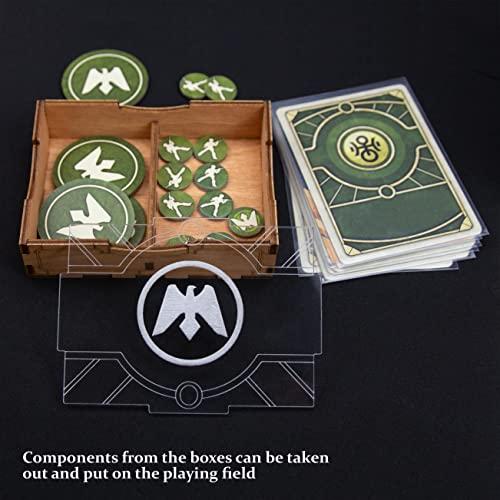 SMONEX デューンボードゲームオーガナイザーインサート Dune Ixians Tleilaxu House Expansionに対応 - コンパクトな木製デューンオーガナイザーはデューン Dune SMONEX デューンボードゲームオーガナイザーインサート Ixians Tleilaxu House Expansionに対応