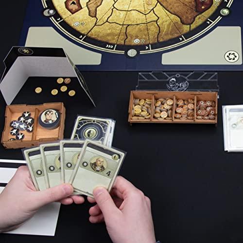 SMONEX デューンボードゲームオーガナイザーインサート Dune Ixians Tleilaxu House Expansionに対応 - コンパクトな木製デューンオーガナイザーはデューン Dune SMONEX デューンボードゲームオーガナイザーインサート Ixians Tleilaxu House Expansionに対応