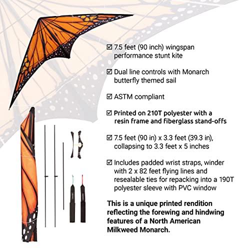 限定品 paleonEarth Mk2 デュアルラインスタントカイト 翼幅90インチ (モナーク) 【L2064278886】(11889円)