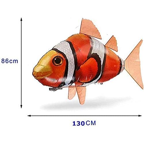 LIYYAフラットシャークリモコン付、トビウオ、サメ風船リモコン付、風船玩具、金魚用(カラー:金魚) fs 9.24(カラー:金魚) カラー 金魚 LIYYAフラットシャークリモコン付 トビウオ サメ風船リモコン付 風船玩具 金魚用 fs