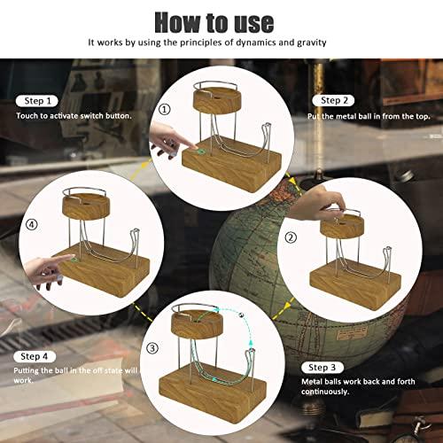 キネティックアート永久運動機、最新型無音転がり球永久大理石機、科学物理ガジェット、教育用具、減圧サイクル装具、オフィスホーム装具 (style-2) キネティックアート永久運動機 最新型無音転がり球永久大理石機 科学物理ガジェット 教育用具 減圧サイクル装具 オフィスホーム装具 style
